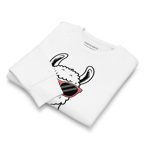 Premium Unisex COOL LLAMA Sweatshirt (Eco-Friendly) - Image 2